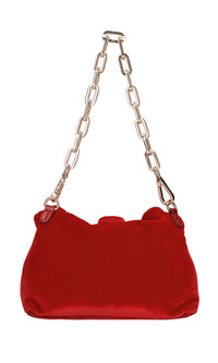 Borsa Night Edition in velluto 