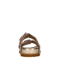 Mules in pelle con borchie 