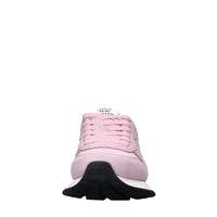 Sneakers in camoscio e pelle 