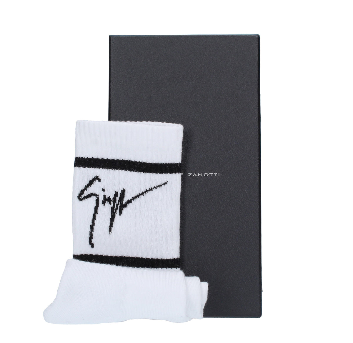 Calzini in tessuto misto cotone bianco 