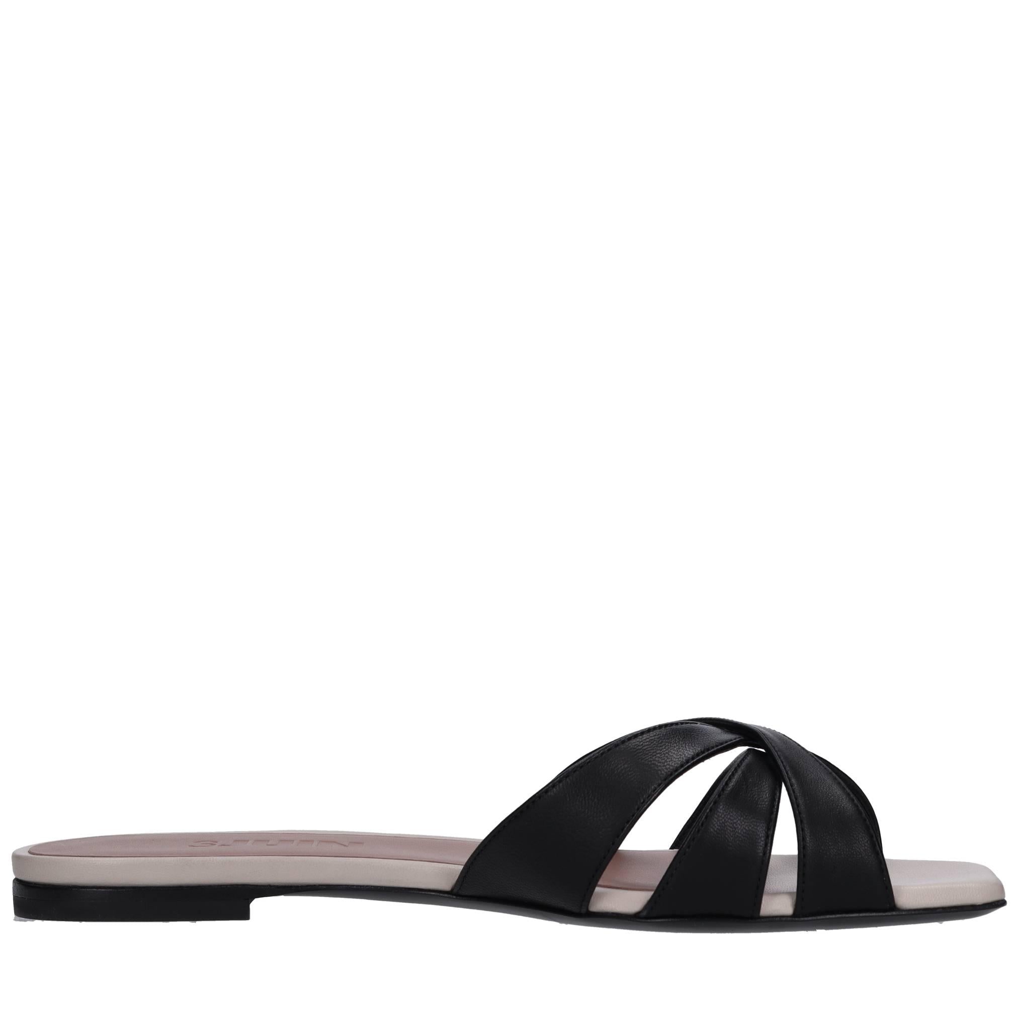 Mules Nerea in pelle 