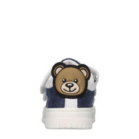 Sneakers in pelle ecopelle e tessuto 