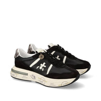 Sneakers Cassie Var 7681 in pelle, ecopelle e tessuto 