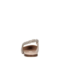 Ballerine slingback in pelle e microstrass 