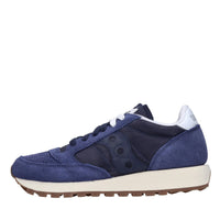 Sneakers in camoscio e tessuto 