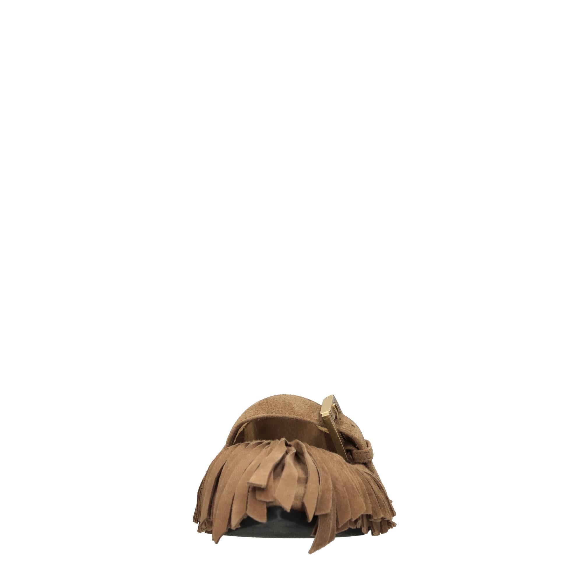 Ballerine in camoscio 
