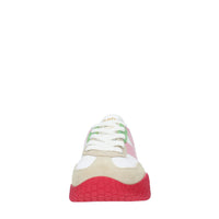 Sneakers in camoscio tessuto e gomma 