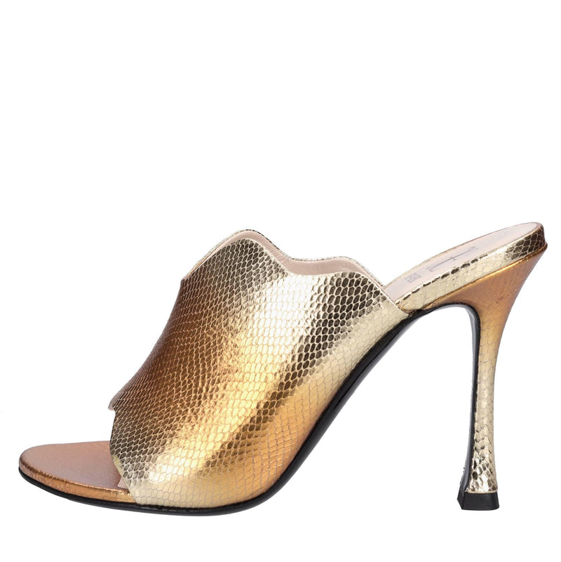Mules in pelle 