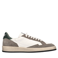 Sneakers in pelle e camoscio 
