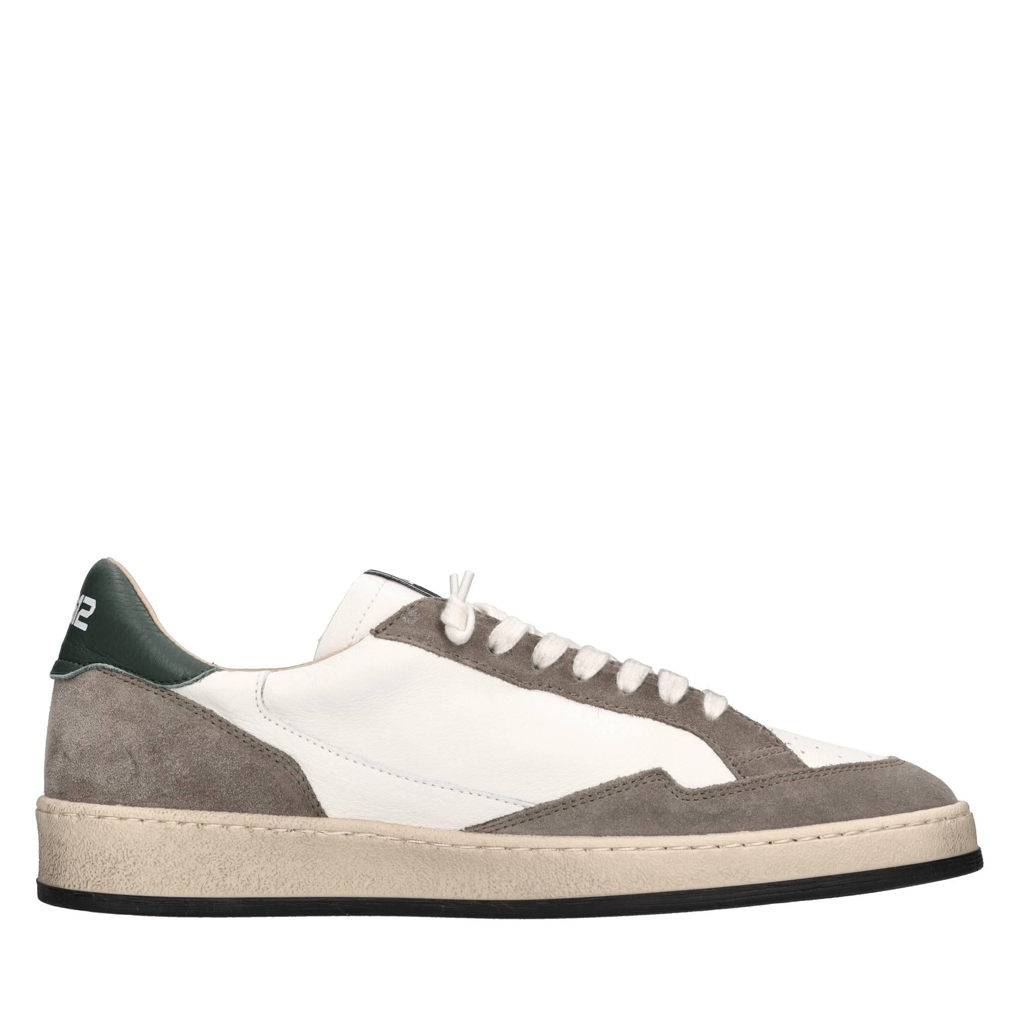 Sneakers in pelle e camoscio 