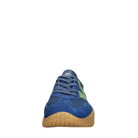 Sneakers in camoscio ecopelle e tessuto 