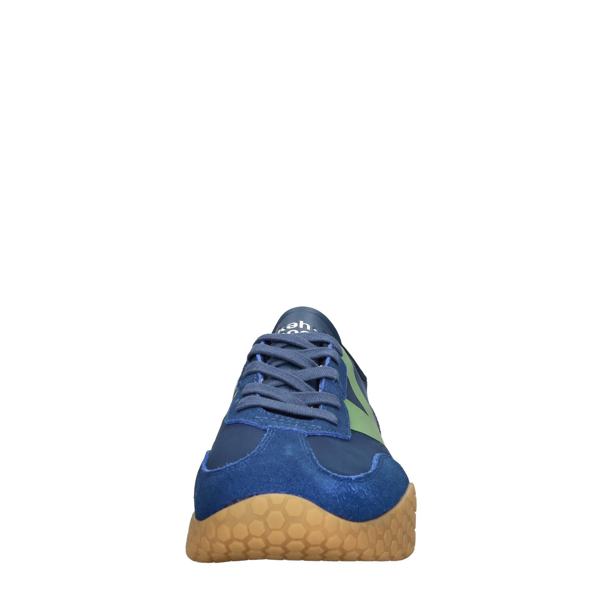 Sneakers in camoscio ecopelle e tessuto 
