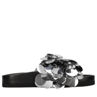 Mules Sparkle in pelle e paillettes 