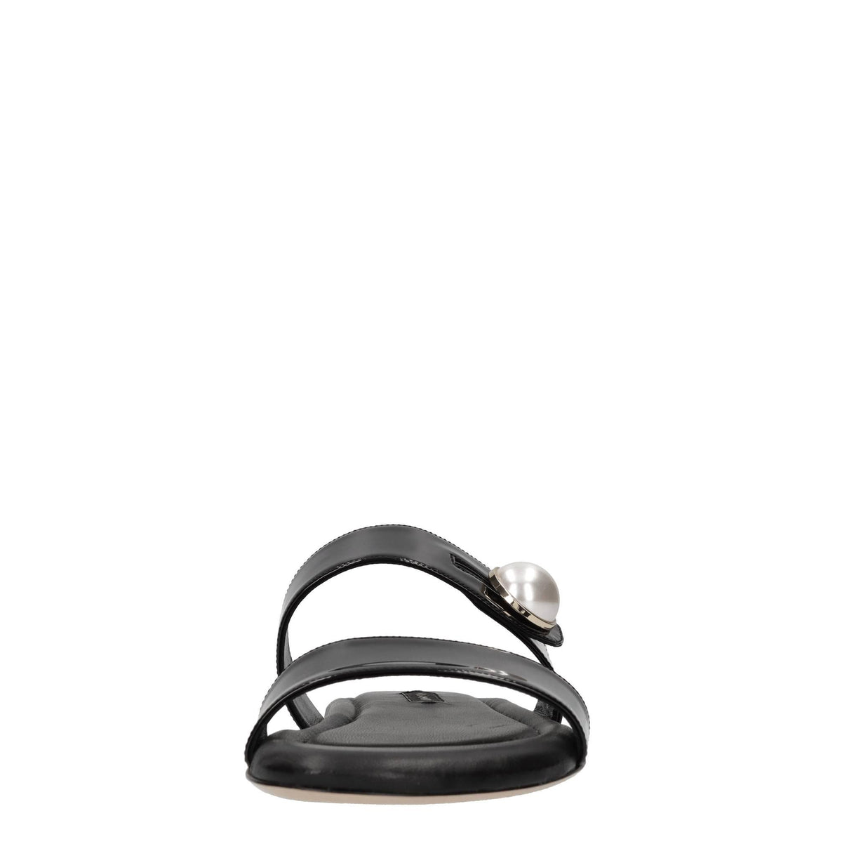 Sandali flat in pelle 