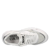 Sneakers in ecopelle e tessuto 