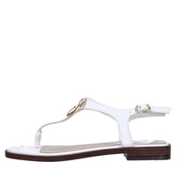 Sandali flat in pelle 