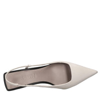 Décolléte slingback in pelle 