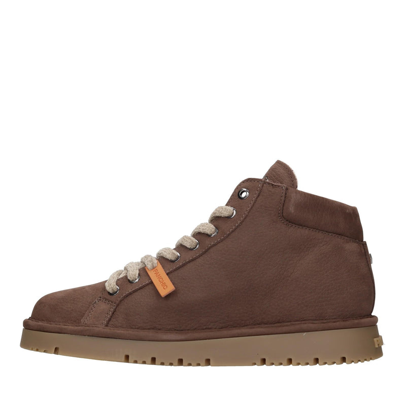 Sneakers alta modello P13 ANKLE BOOT in nabuk 