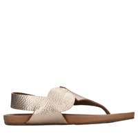 Sandali flat in pelle 