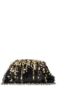 Borsa in tessuto e strass 