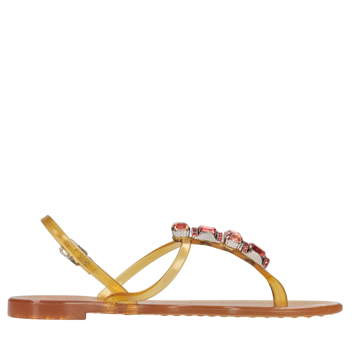 Sandali flat Jelly in PVC  e Swarovski 