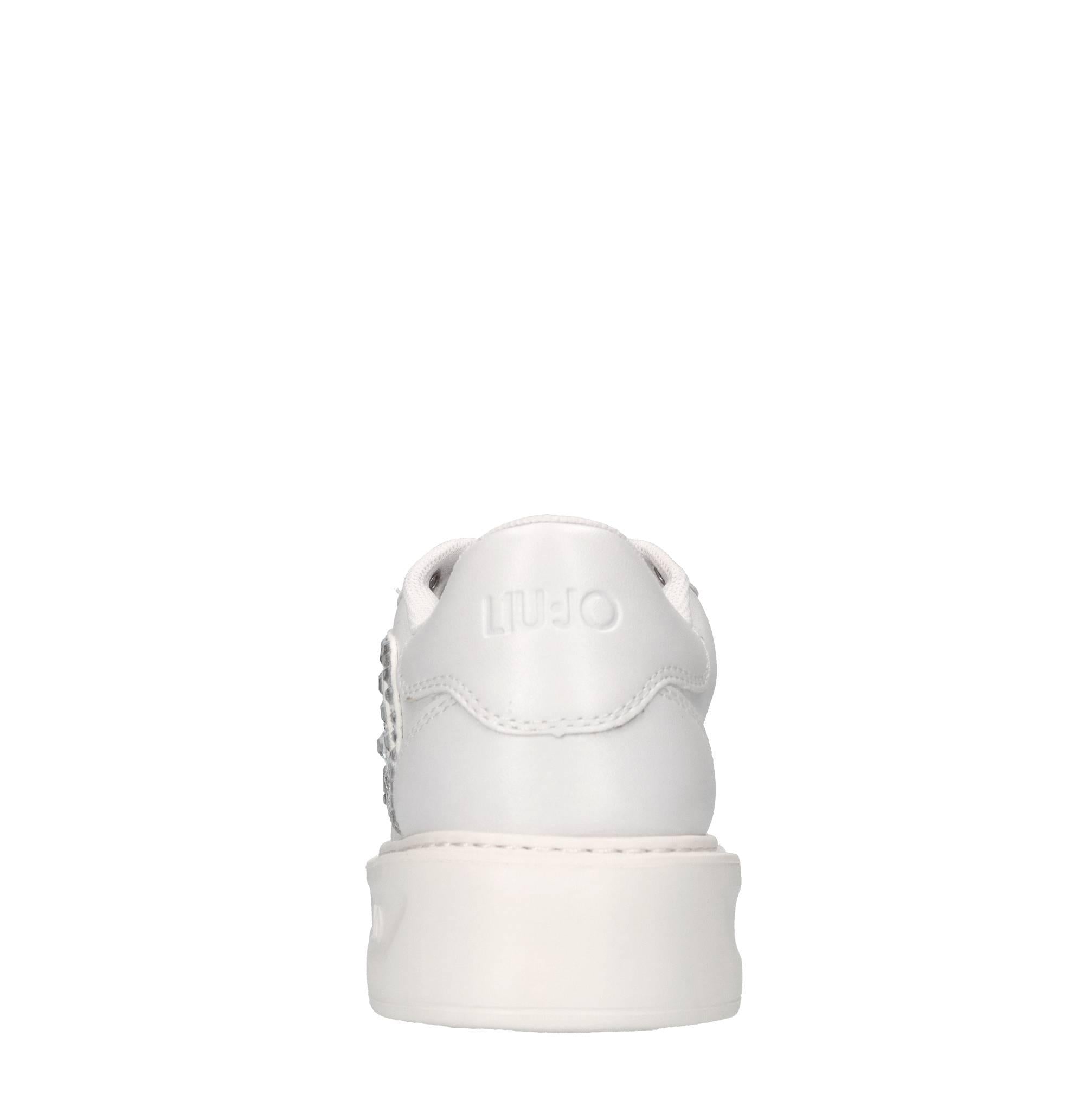 Sneakers in ecopelle e strass 