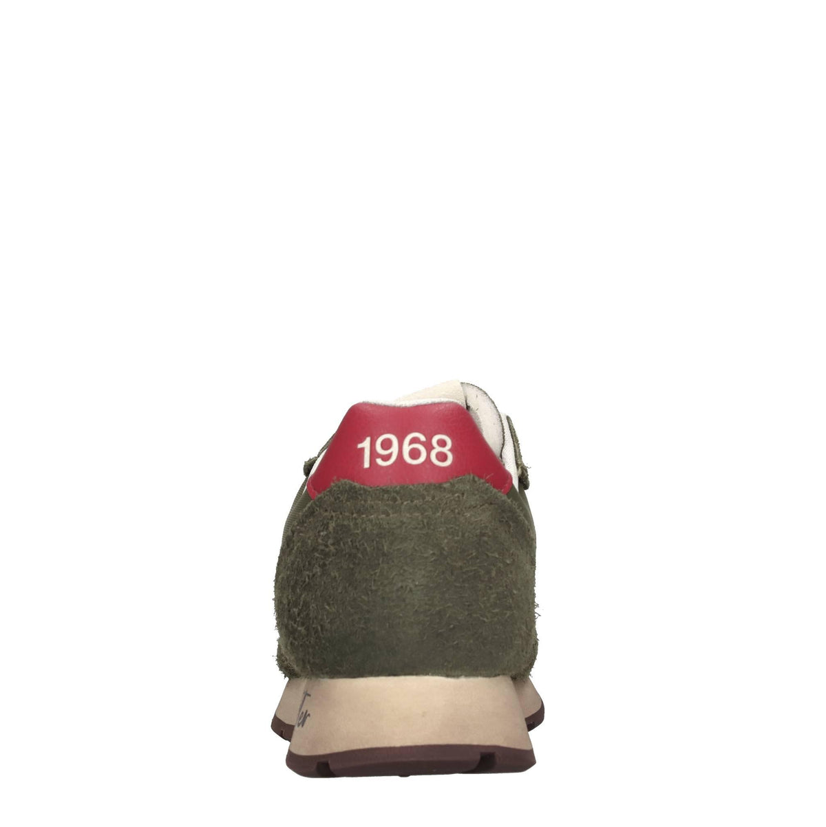 Sneakers in camoscio e tessuto 
