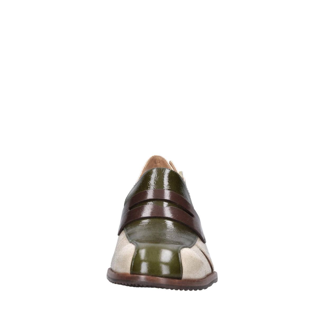 Décolleté slingback in pelle 
