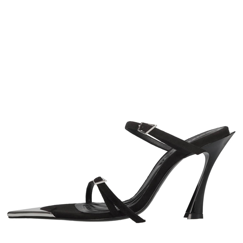 Mules Strappy in camoscio 