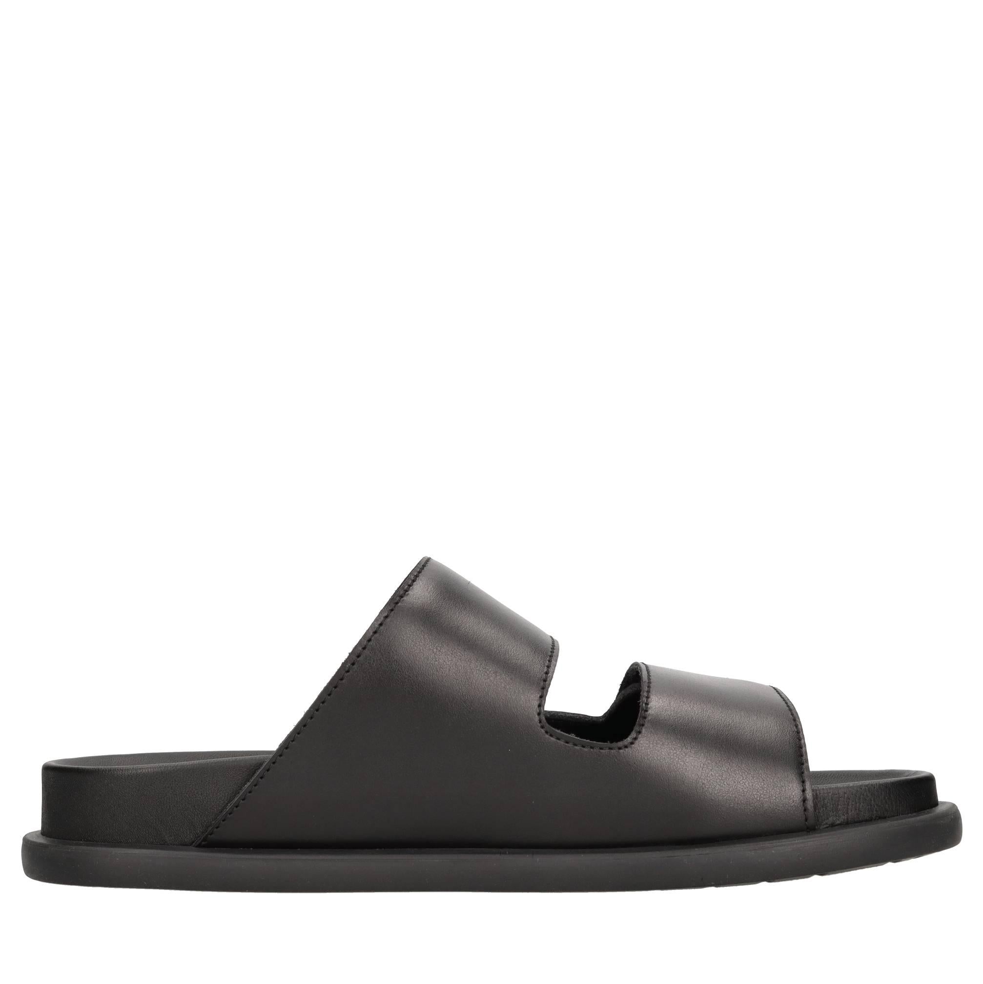 Mules in pelle 