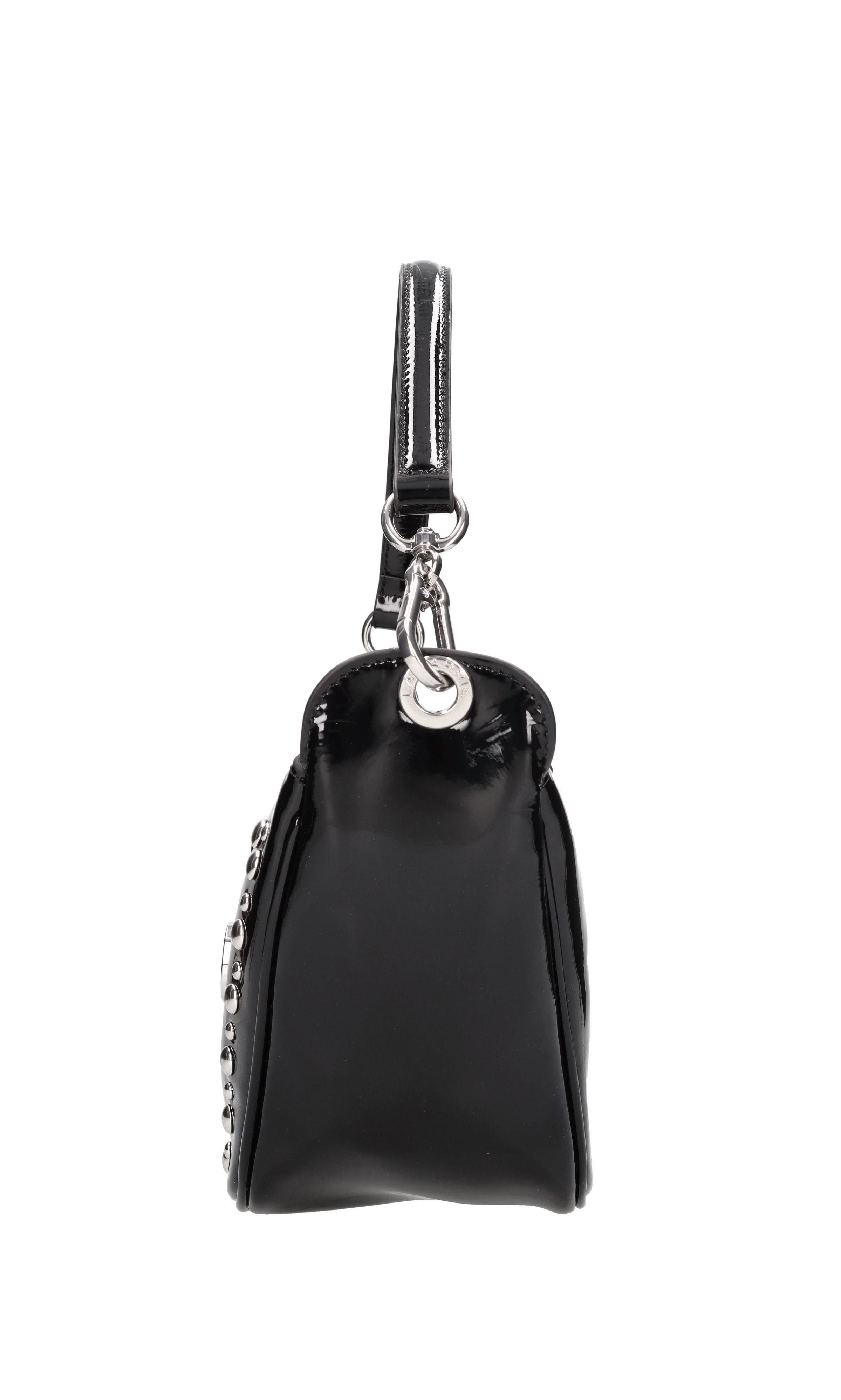Borsa in vernice e borchie 