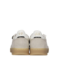 Sneakers in camoscio ed ecopelle 
