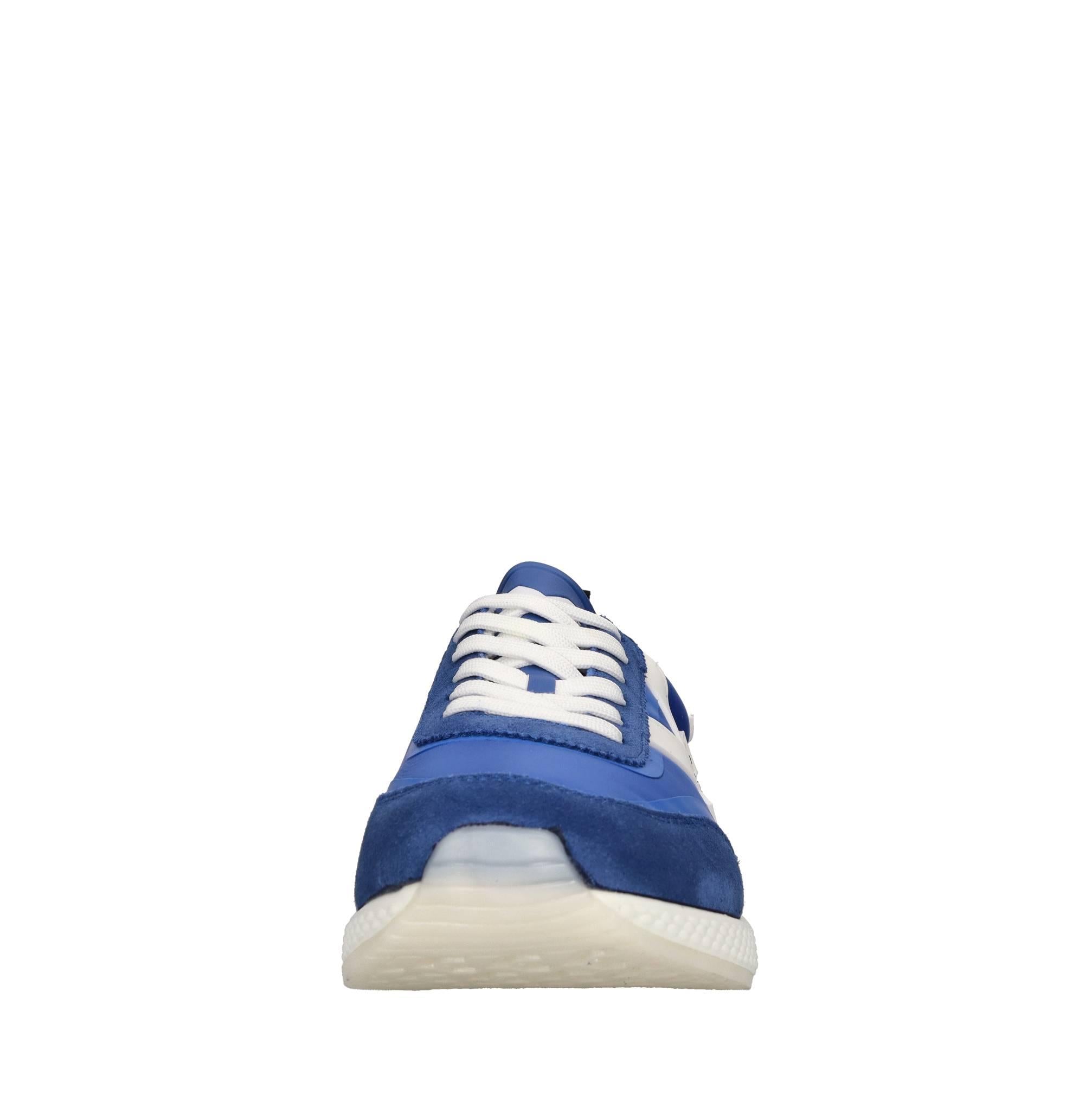 Sneakers in camoscio ed tessuto 