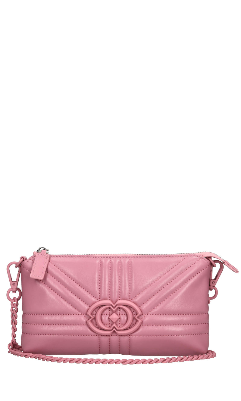 Borsa Grate Double in pelle 