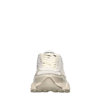Sneakers in camoscio e tessuto 