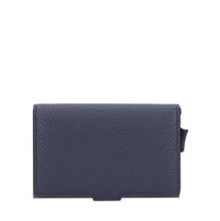 Portafoglio e porta carte di credito in pelle 
