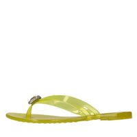 Sandali flat Jelly in PVC e Swarovski 