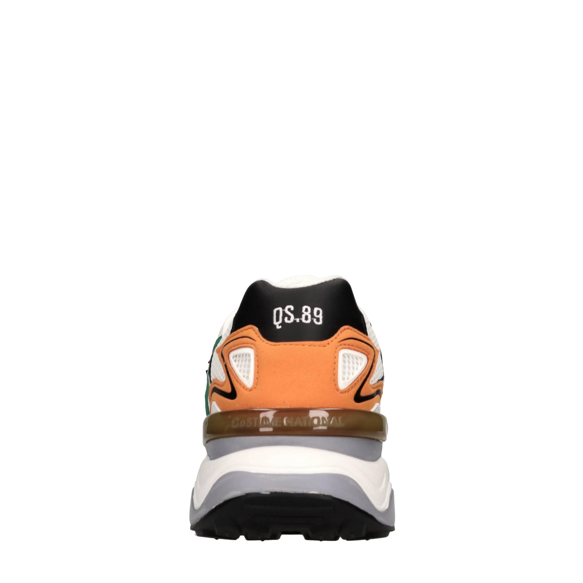 Sneakers in camoscio e tessuto 
