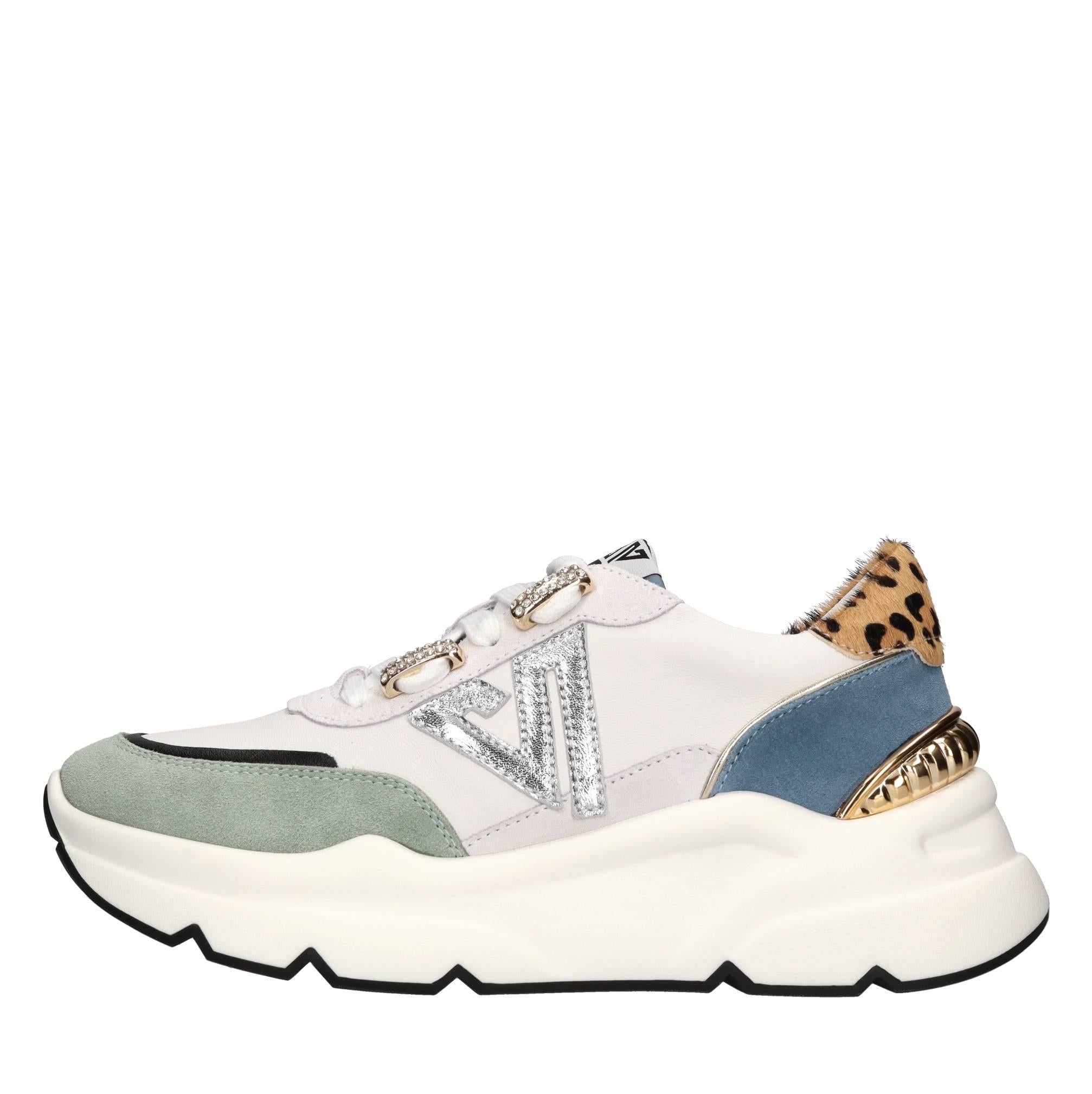 Sneakers in pelle e camoscio 
