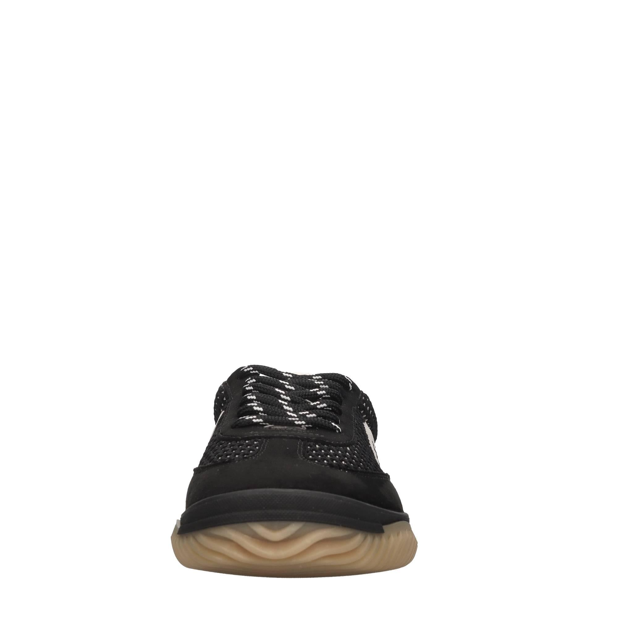 Sneakers S-Wave sport in tessuto ed eco-camoscio 