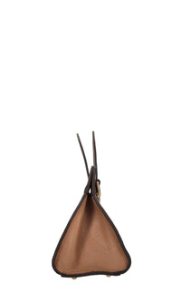 Borsa in pelle e paglia Vienna 