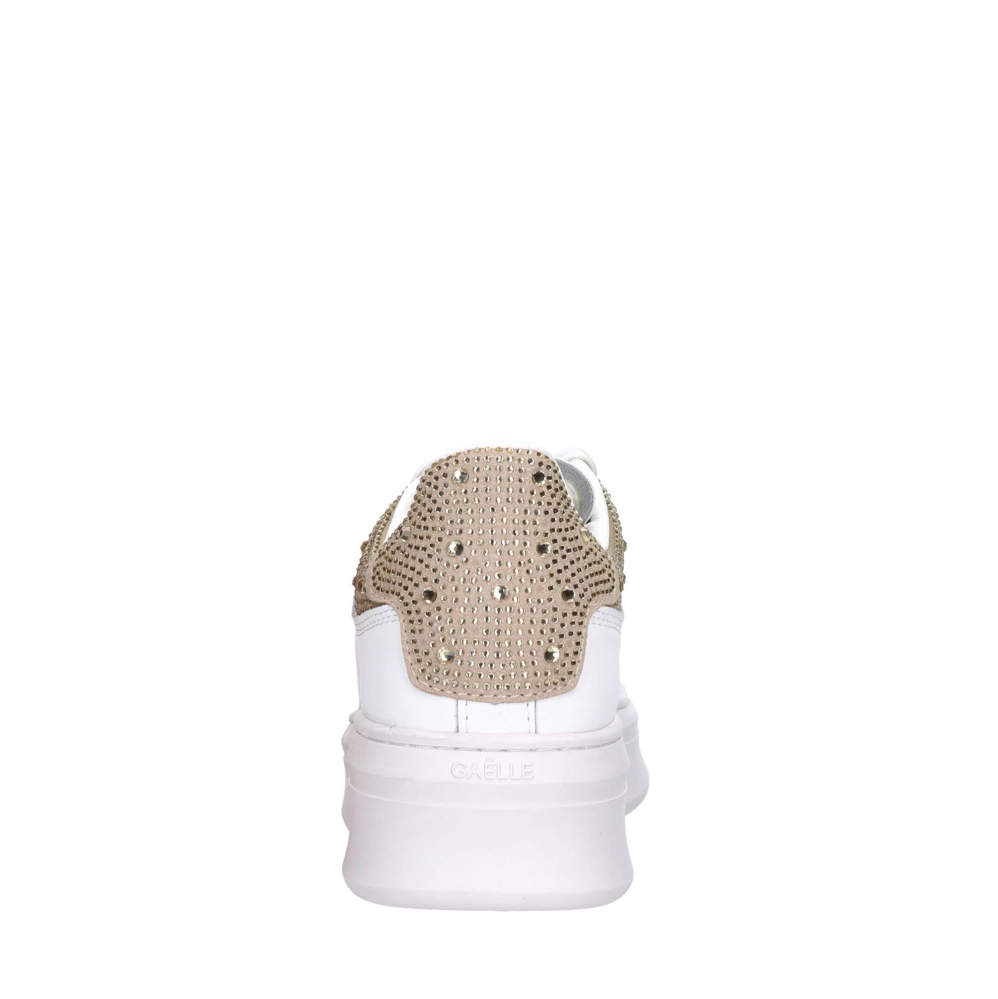 Sneakers in pelle e strass 