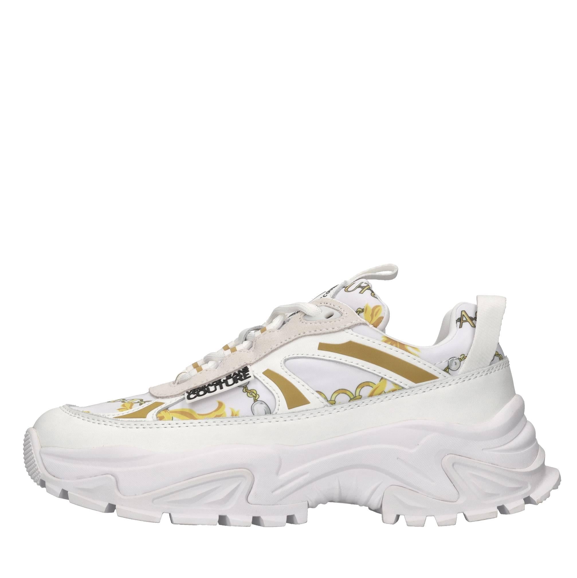 Sneakers in ecopelle e tessuto 