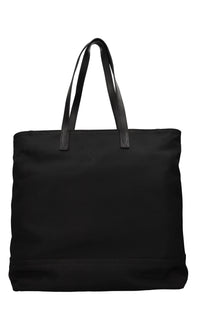 Borsa in tessuto e pelle 