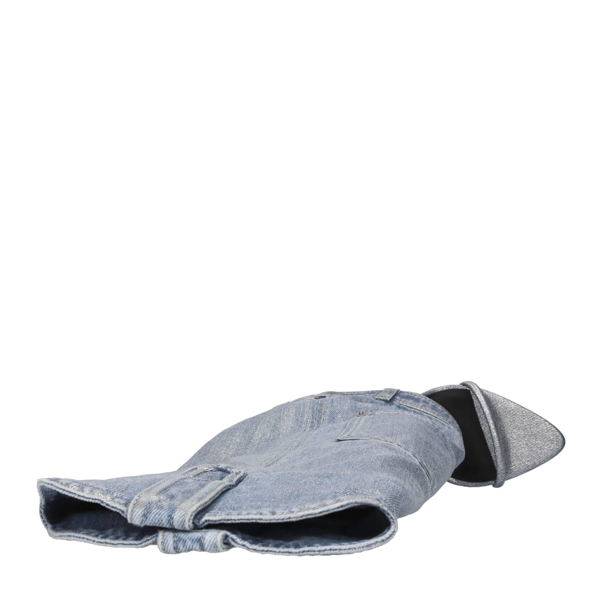 Sandali in denim 