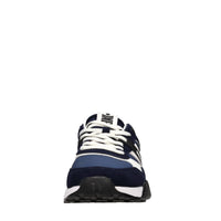 Sneakers in camoscio, ecopelle e tessuto 