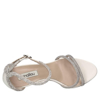 Sandali in pelle e microstrass 
