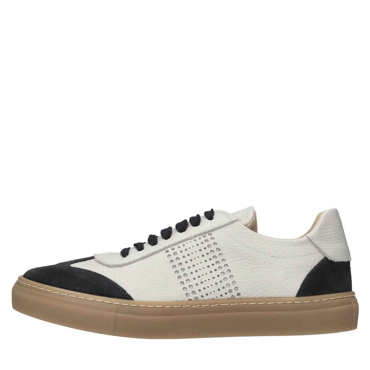 Sneakers in pelle e camoscio 