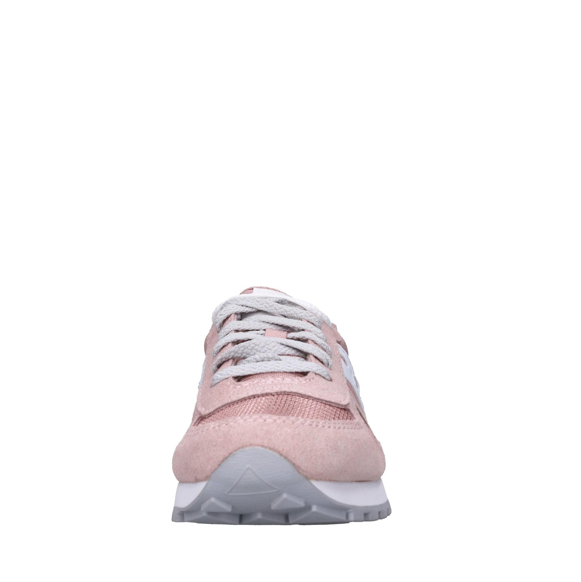 Sneakers in camoscio e tessuto 