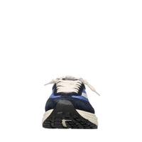 Sneakers in pelle e tessuto 